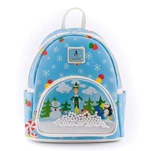NWT LOUNGEFLY Elf Buddy the Elf and Friends Mini Backpack Christmas Holiday